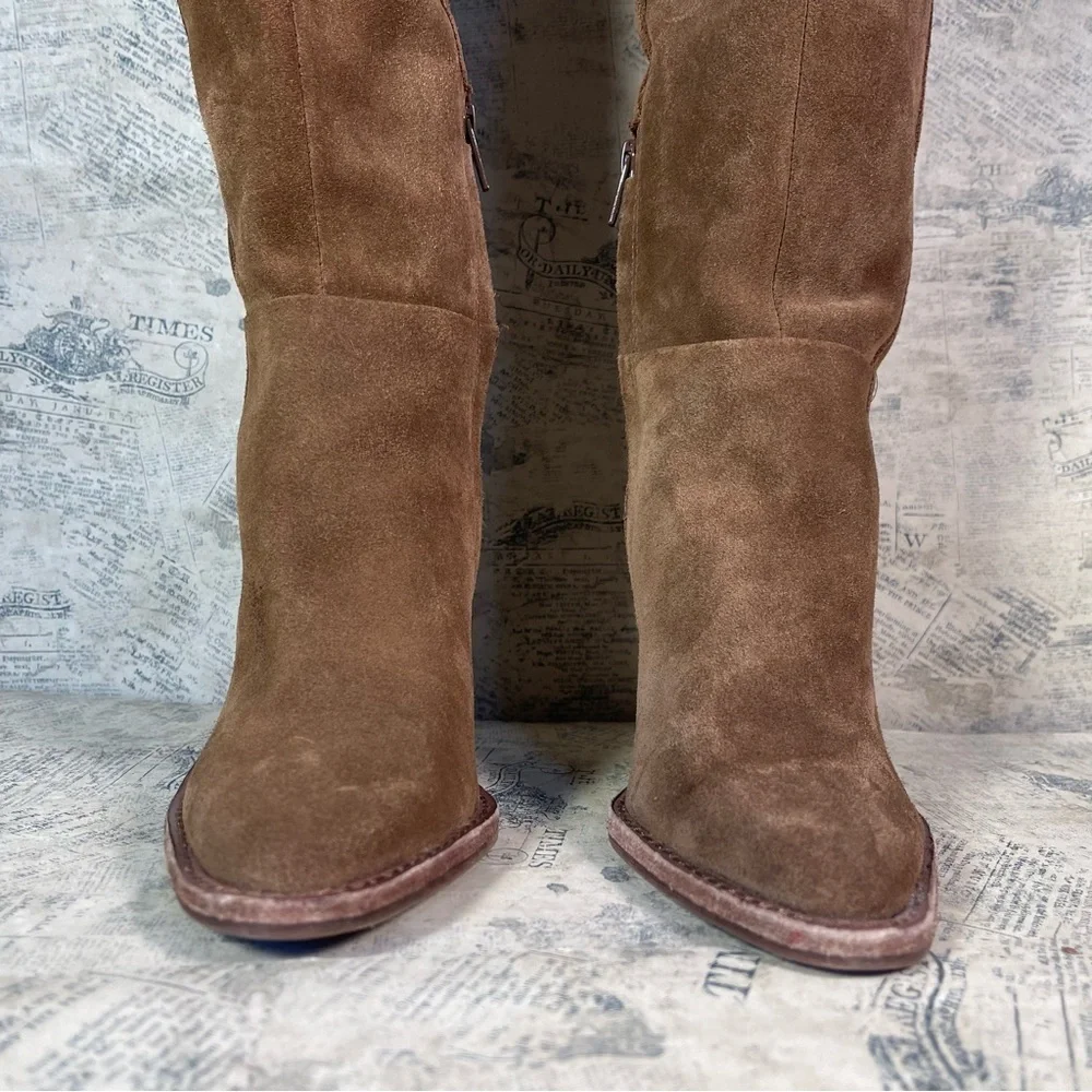 Gianni Bini Bhanks Suede Over the Knee Tall Boots Women’s Designer Boots